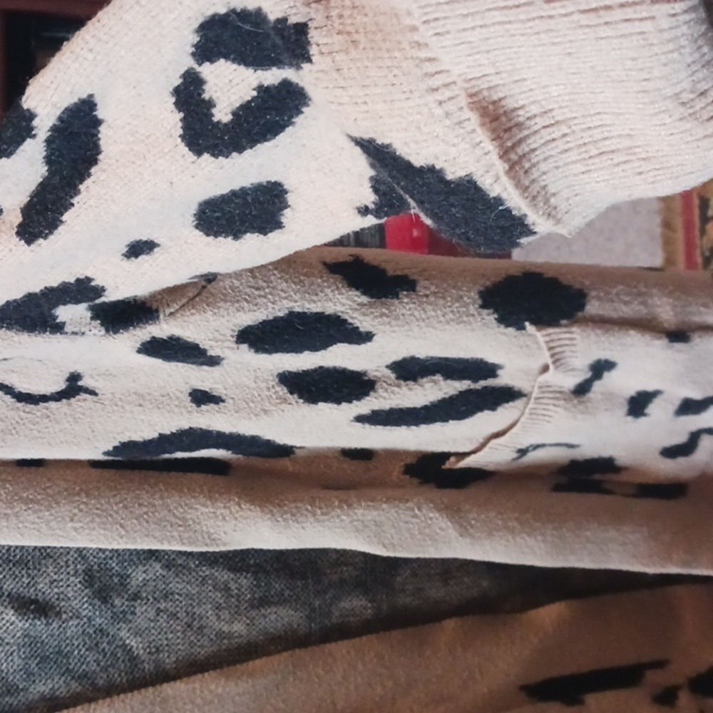 Leopard Print Cardigan - Picture 2 of 4